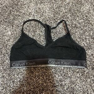 Calvin Klein Gray Sports Bra